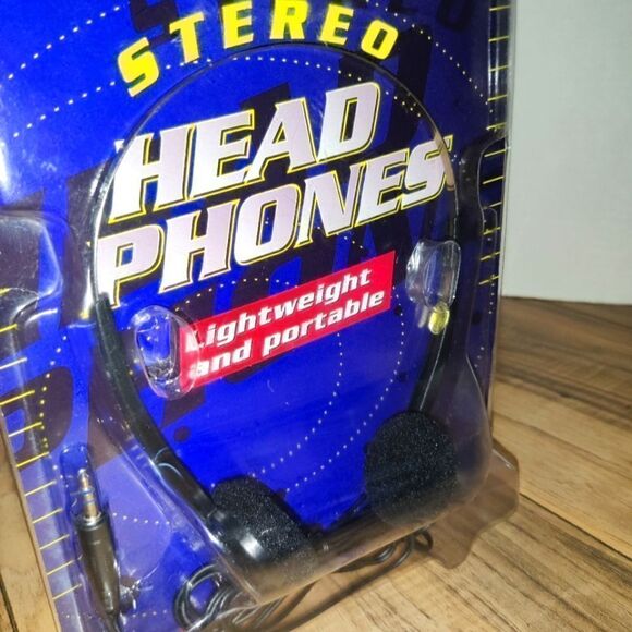 Vintage Zenith Stereo Headphones Adjustable Over Ear ORIGINAL PACKAGING Retro - Picture 4 of 5